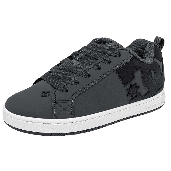 Tenis DC Shoes Court Graffik Gris Hombre Tallas #25 al #29