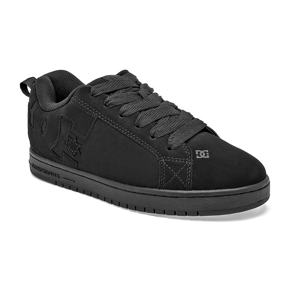 Tenis DC Shoes Court Graffik Negro Hombre Tallas #25 al #29