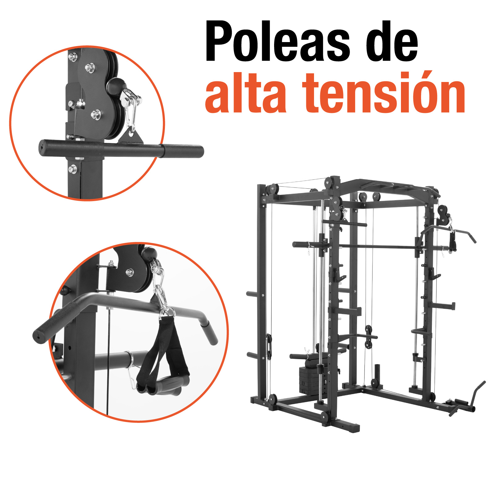 Jaula Smith Altera Gimnasio Multifuncional Peso Integrado