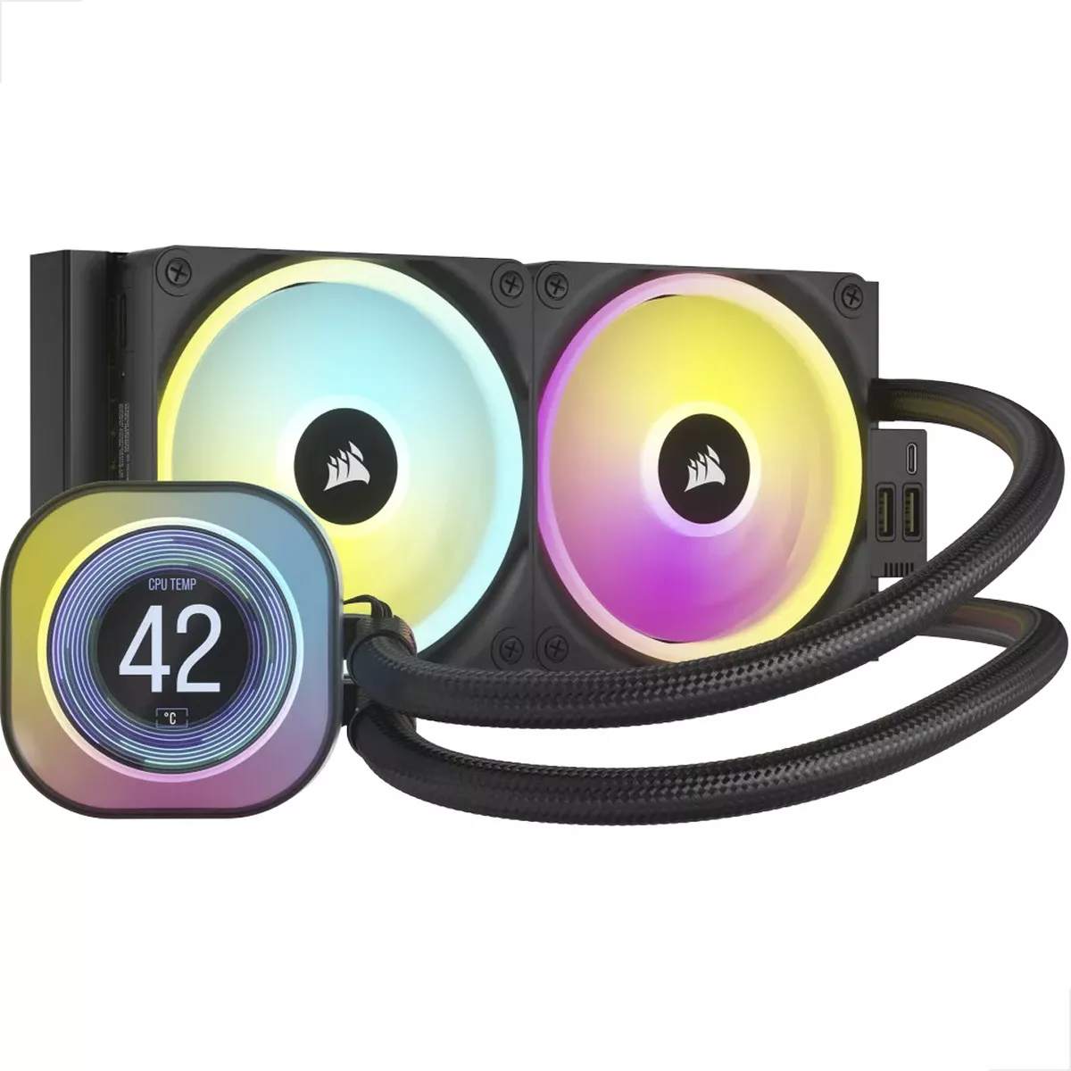 ENFRIAMIENTO CORSAIR ICUE LINK H100I LCD RGB 240MM CW-9061007-WW