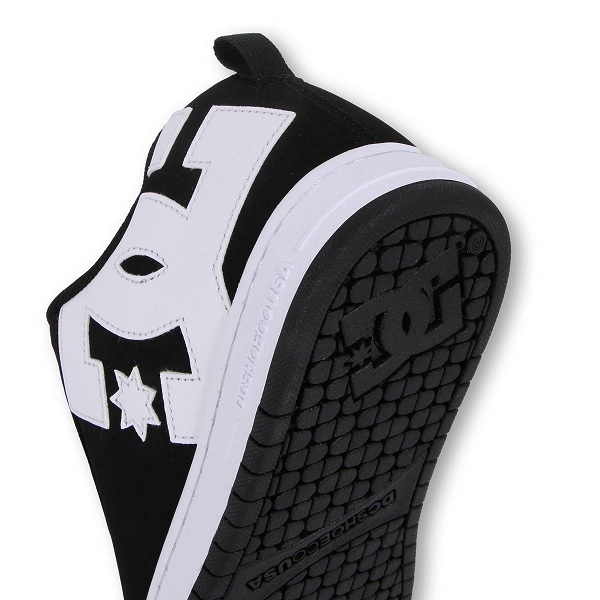 Tenis DC Shoes Court Graffik Negro/blanco Hombre Tallas #25 al #29