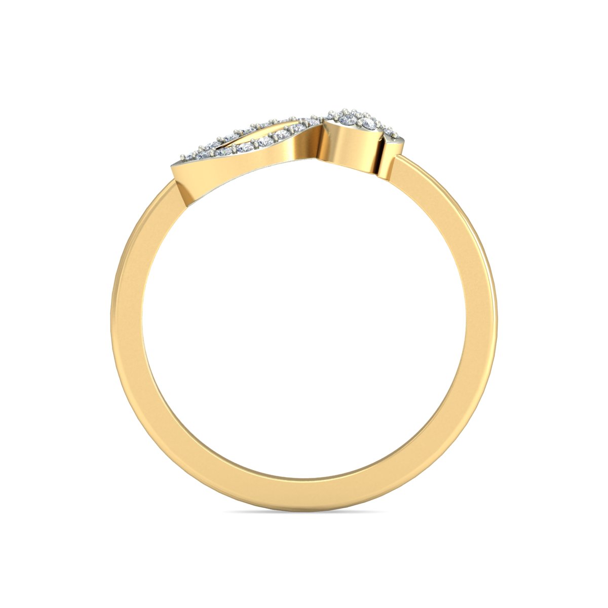 Anillo Hoja de Luz Joyería M de León Oro 10K