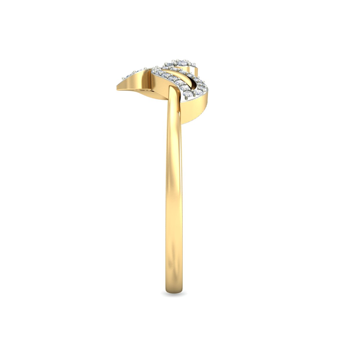 Anillo Hoja de Luz Joyería M de León Oro 10K