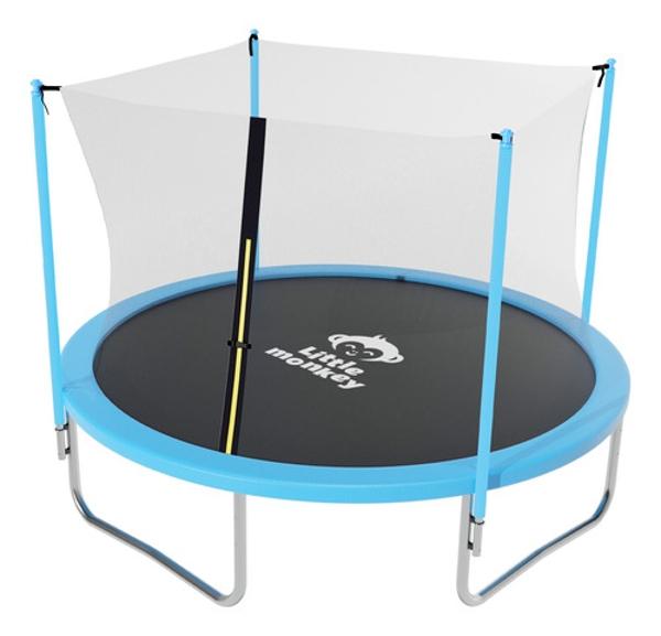 Trampolin Brincolin 10ft 3m Red Seguridad Azul + Escalera Regalo Little Monkey