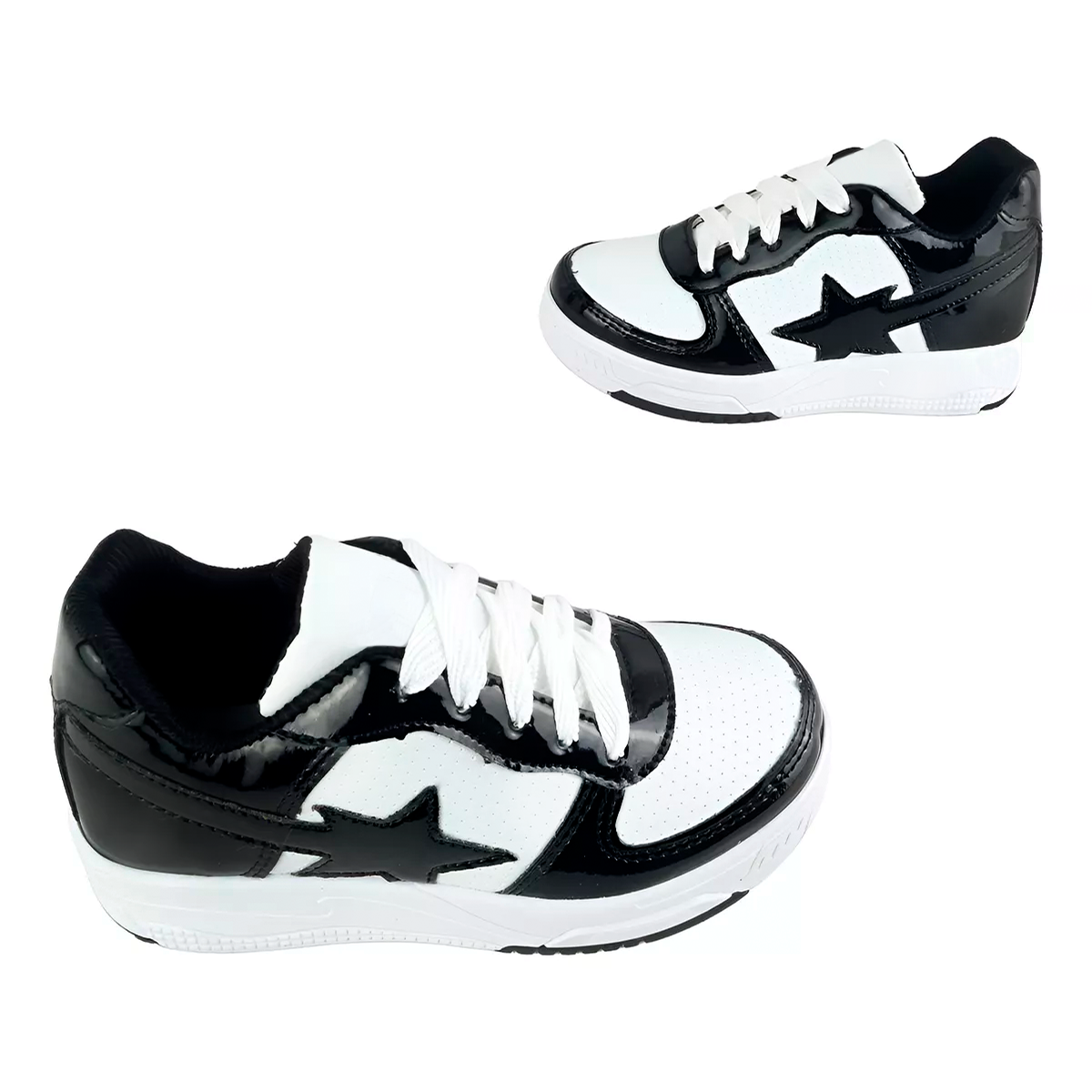 Tenis Niño Urbano Estrella Arco Ortopédico Cómodo 926-BN