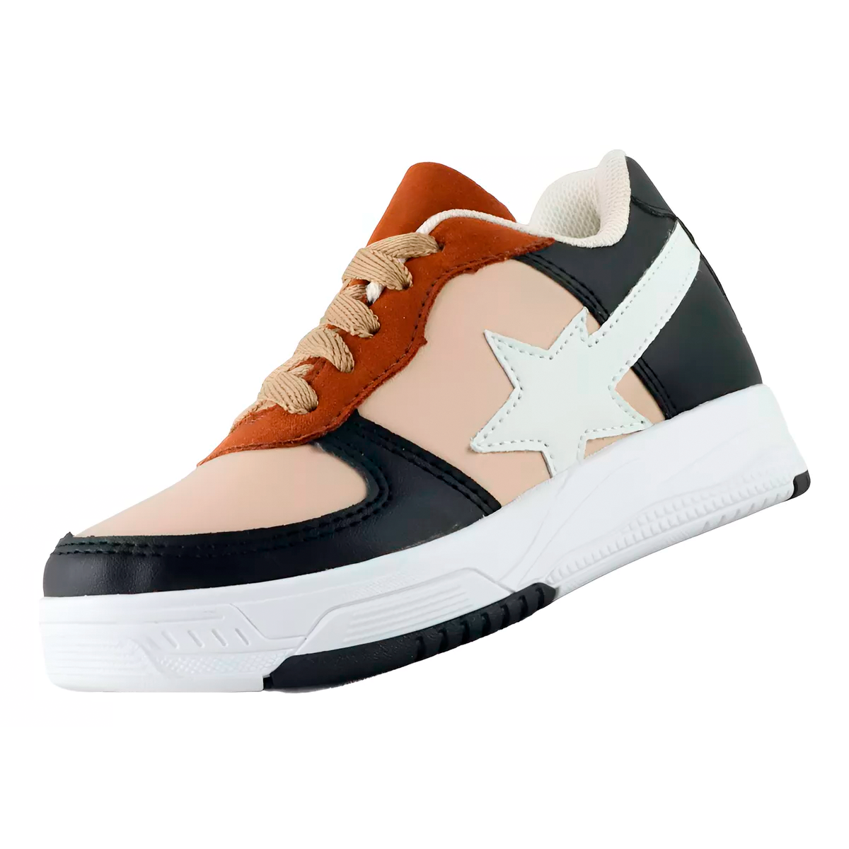 Tenis Niño Urbano Estrella Arco Ortopédico Cómodo 926-BCN