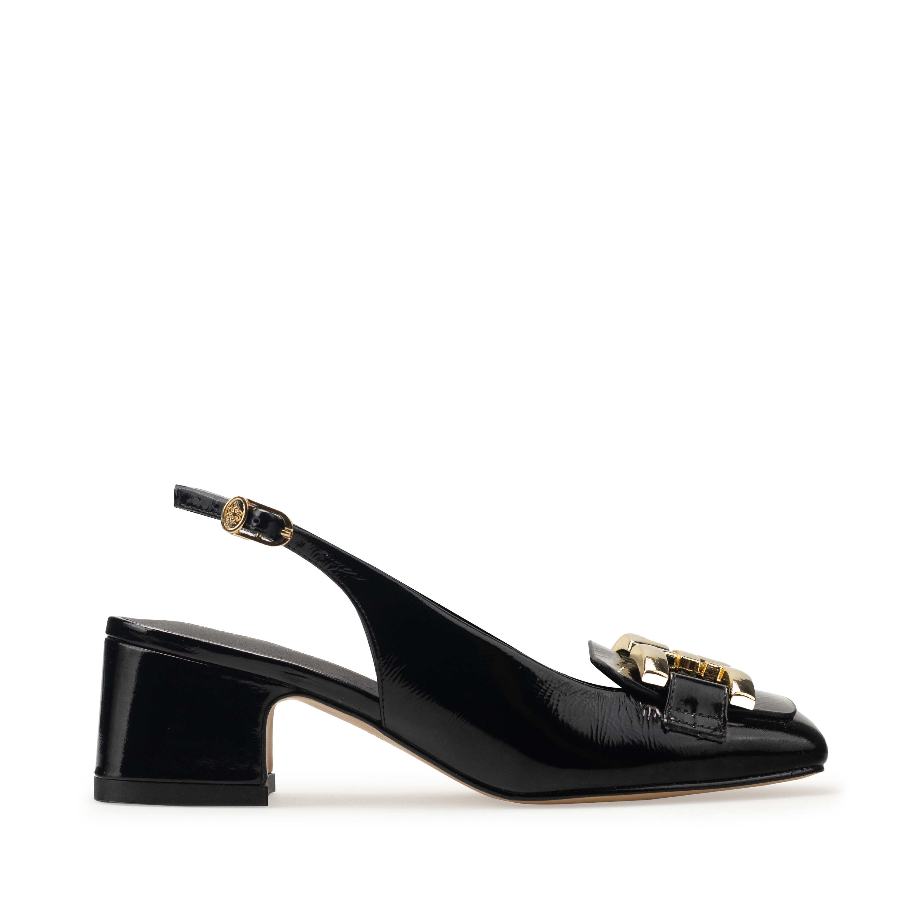 Zapatillas De Tacón Davenia De Piel Para Mujer Mod. Alba