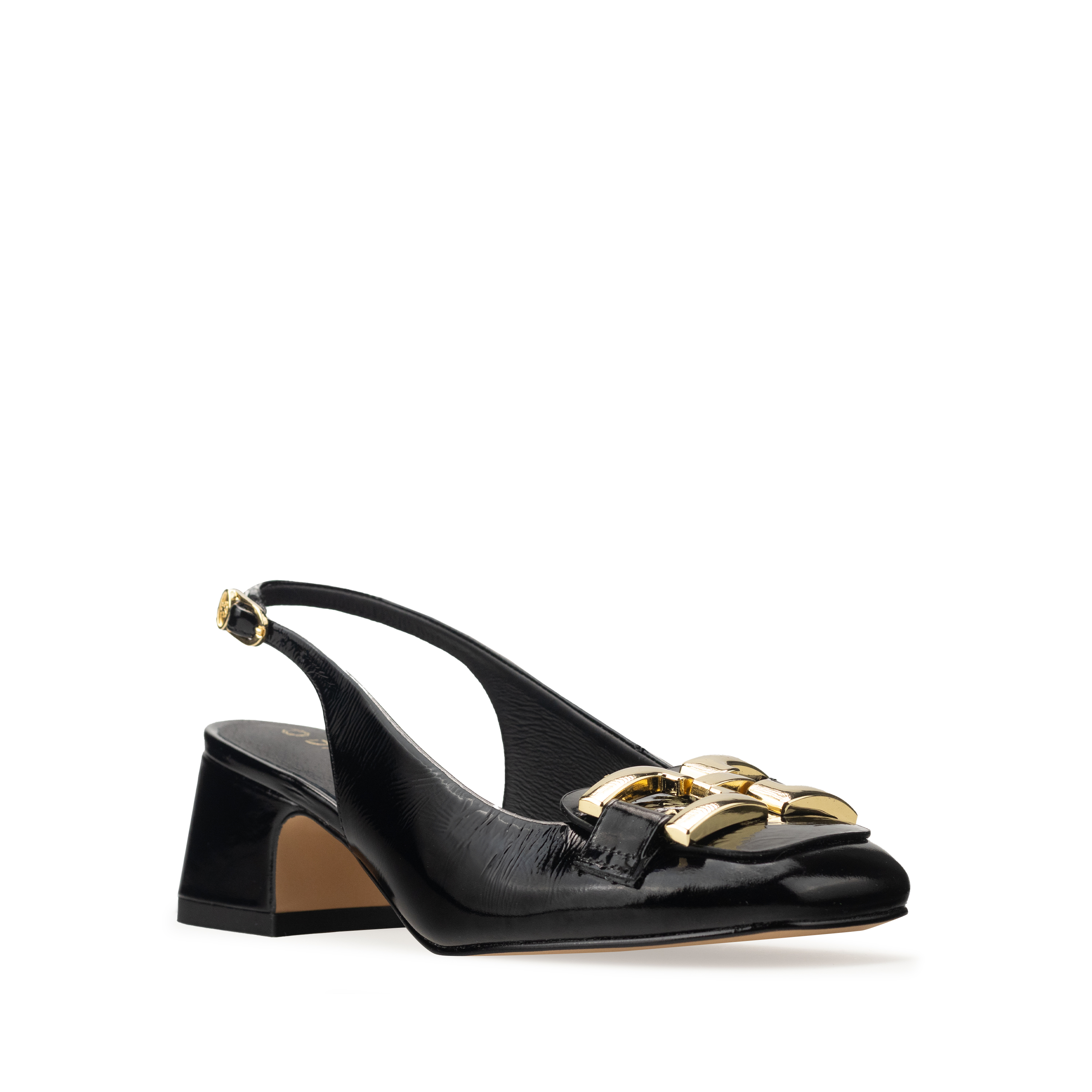 Zapatillas De Tacón Davenia De Piel Para Mujer Mod. Alba