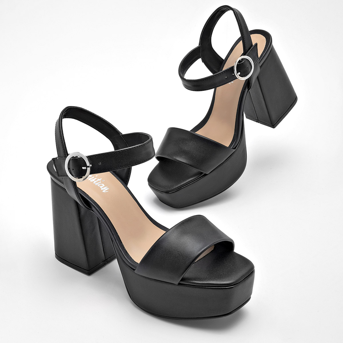 ZANDALIA TACON 10 CM MUJER D'CRISTIAN 571 NEGRO 