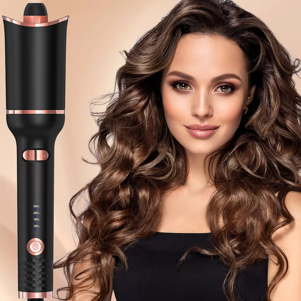 Rizadora Cabello Automática Cerámica Profesional 25mm Última