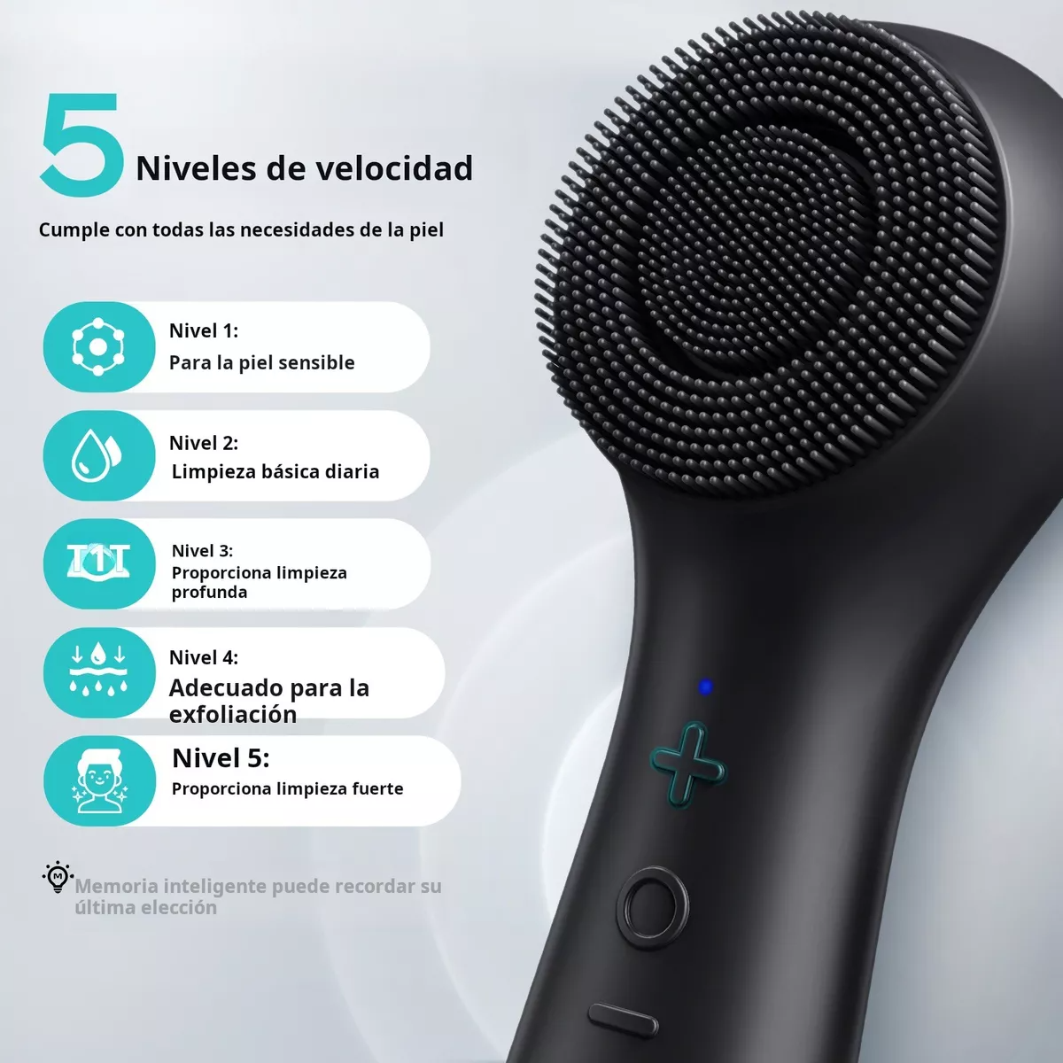 Coslus Conveniente Masaje Eléctrico Cepillo De Limpieza Faci