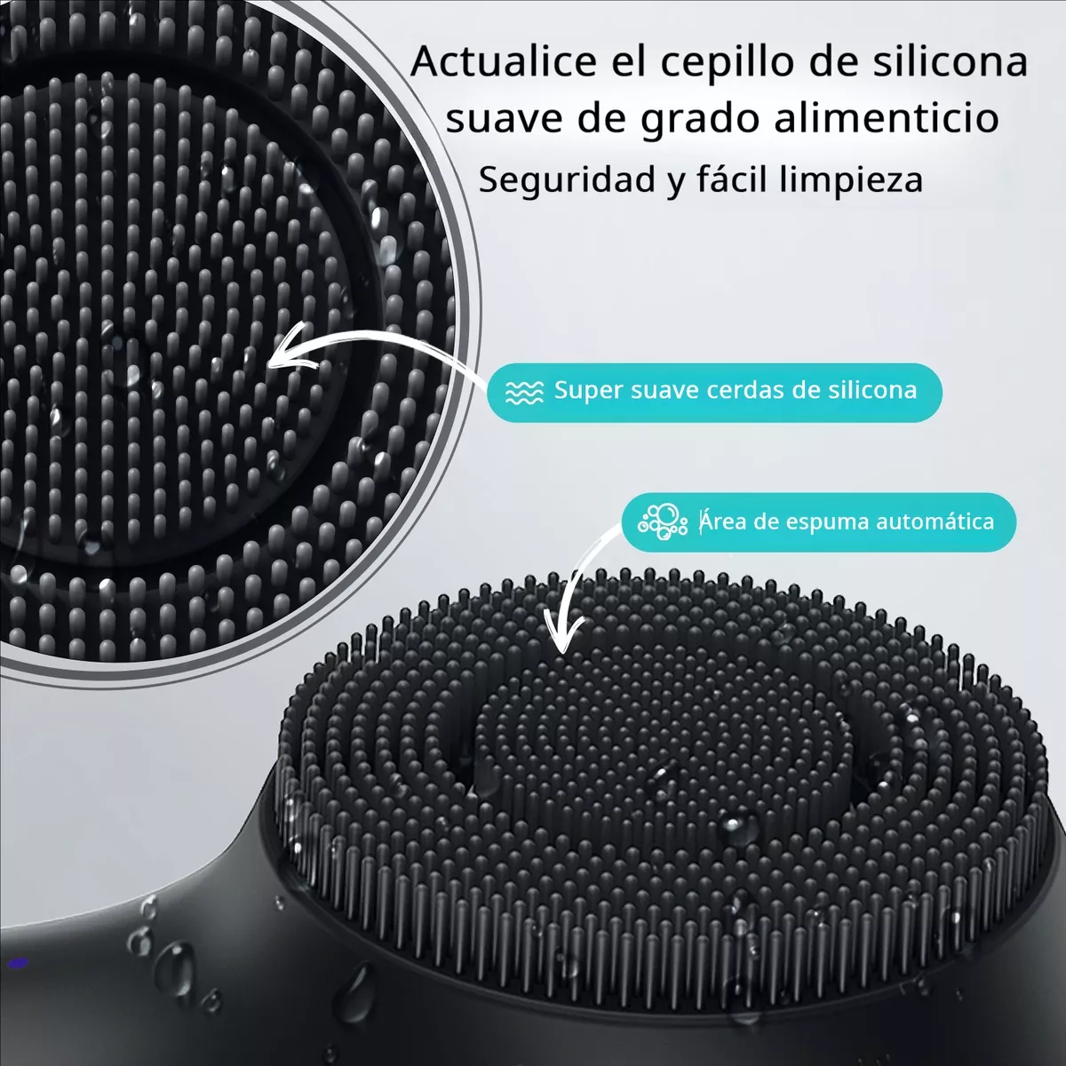 Coslus Conveniente Masaje Eléctrico Cepillo De Limpieza Faci
