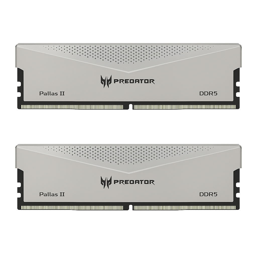 RAM ACER PREDATOR PALLAS II DDR5 32GB 2X16 6000MH BLANCO BL.9BWWR.374