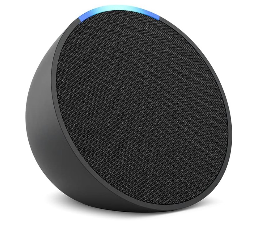 Amazon Echo Pop Asistente de Voz 1ra Generación, Inalámbrico, Wi-Fi, Color Negro, Marca Amazon