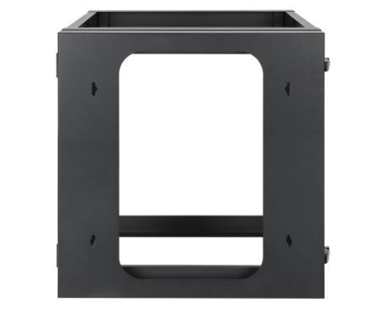 Manhattan Rack Abierto 19" para Montaje en Pared, hasta 40KG, 9U, Negro