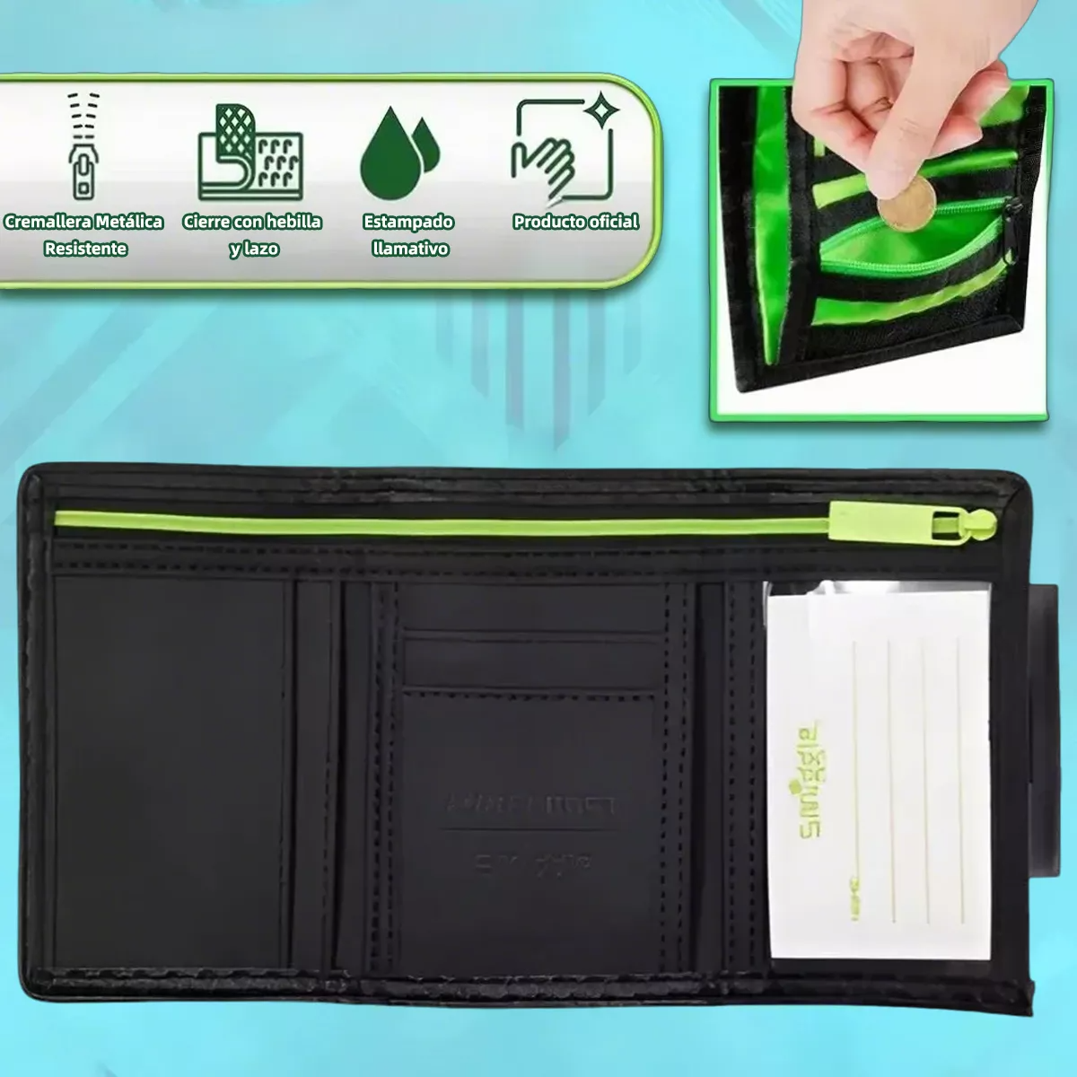 Carteras Minecraft Smiggle Niños O Monederos Mujer Y Hombre