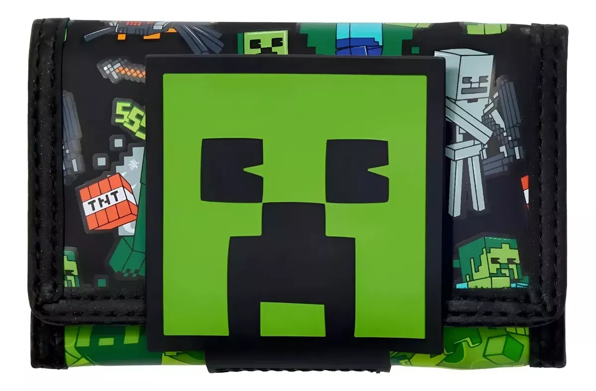 Carteras Minecraft Smiggle Niños O Monederos Mujer Y Hombre