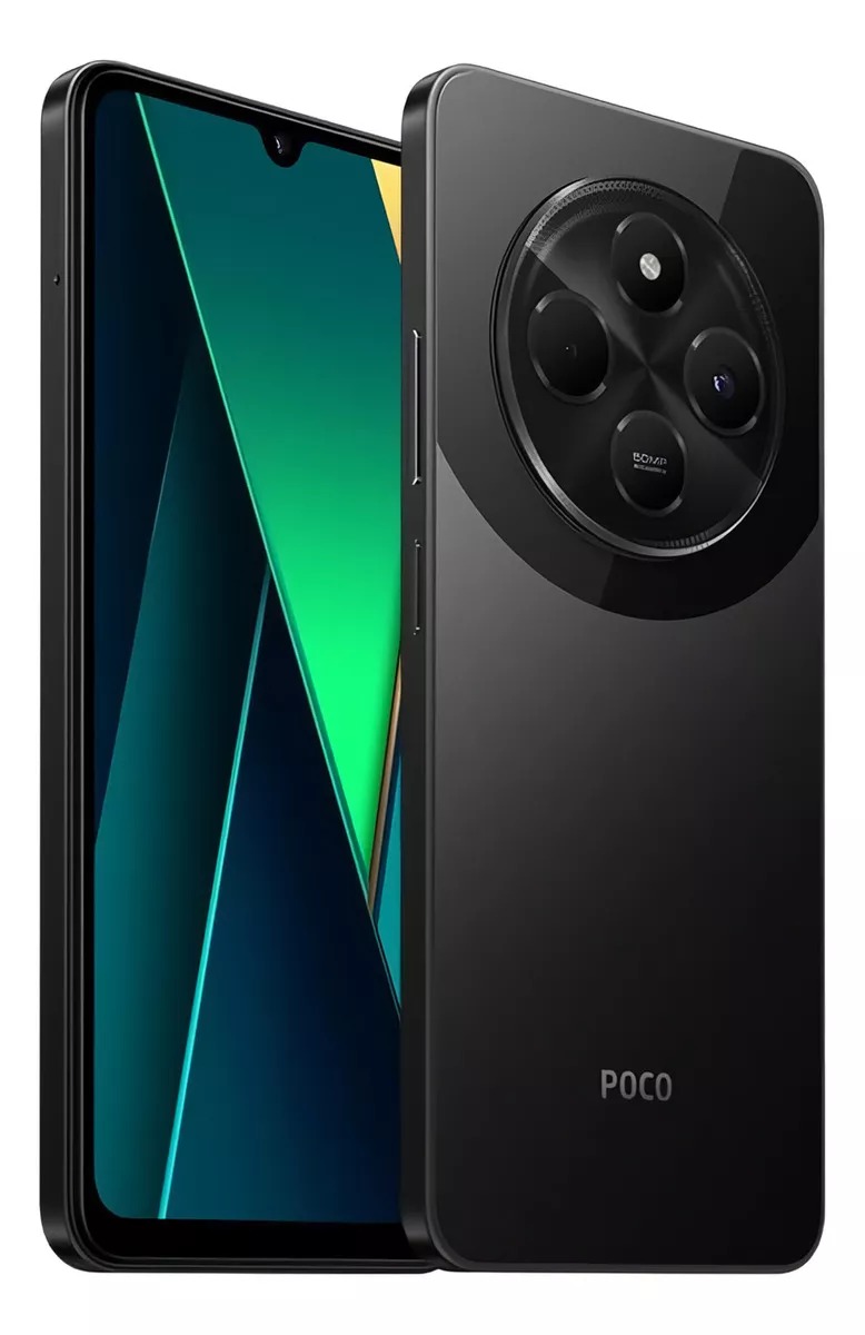 Celular Xiaomi Poco C75 4g Dual Sim 256 Gb Black 8 Gb Ram Android 14 - Nfc
