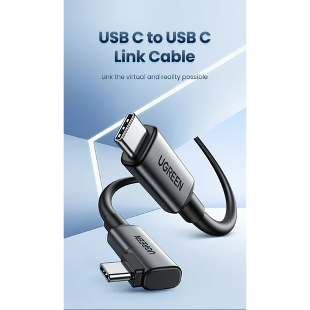 Cable Ugreen Angular Usb C Cable Link Para Auriculares, 5 Metros