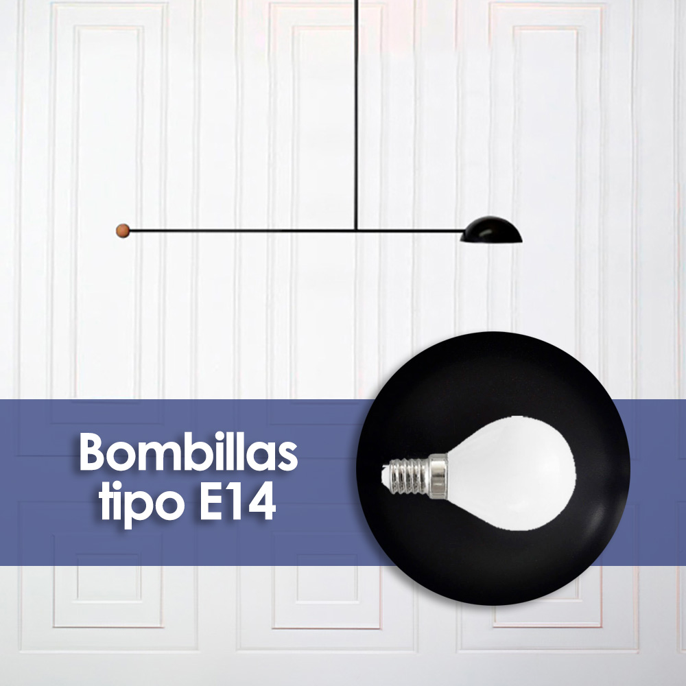 Lampara de techo vintage satelital 1 luz diseño industrial giratoria