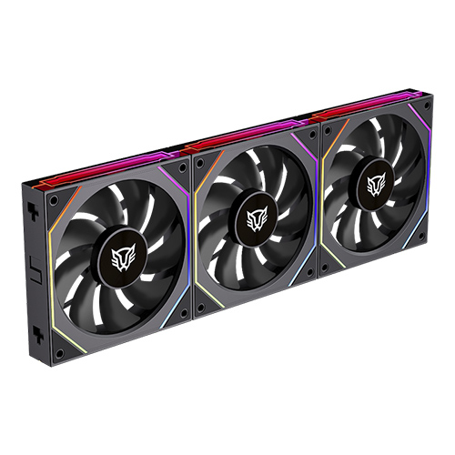 VENTILADOR BALAM RUSH EOLOX LINK EXL95 KIT3X1 120MM NEGRO ARGB BR-942089