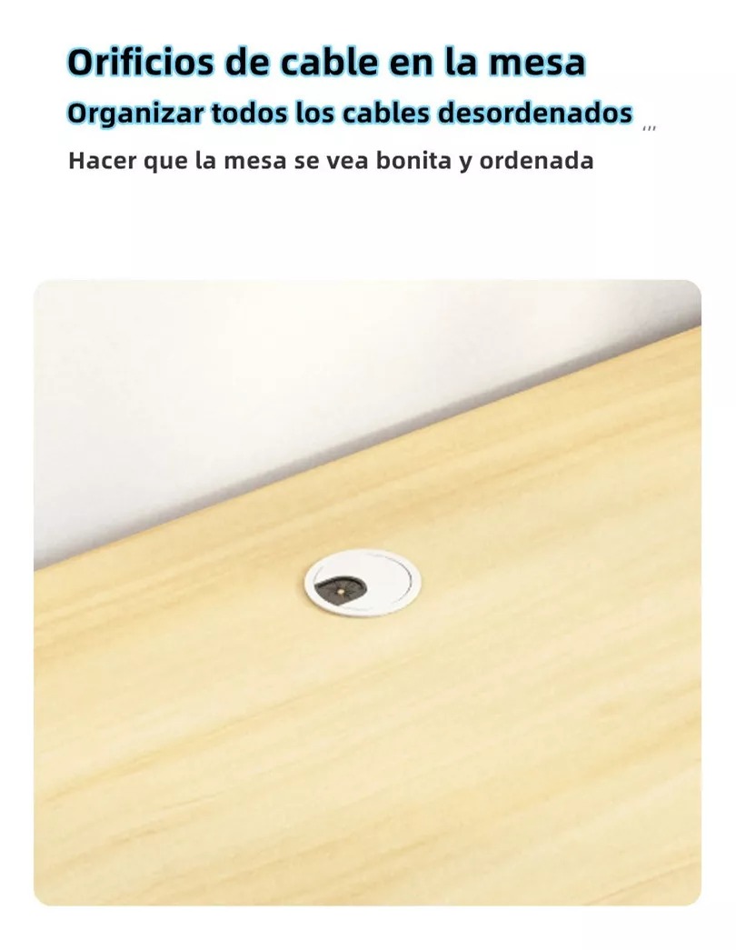Escritorio Con Cajones Melamina De 120x50x71cm