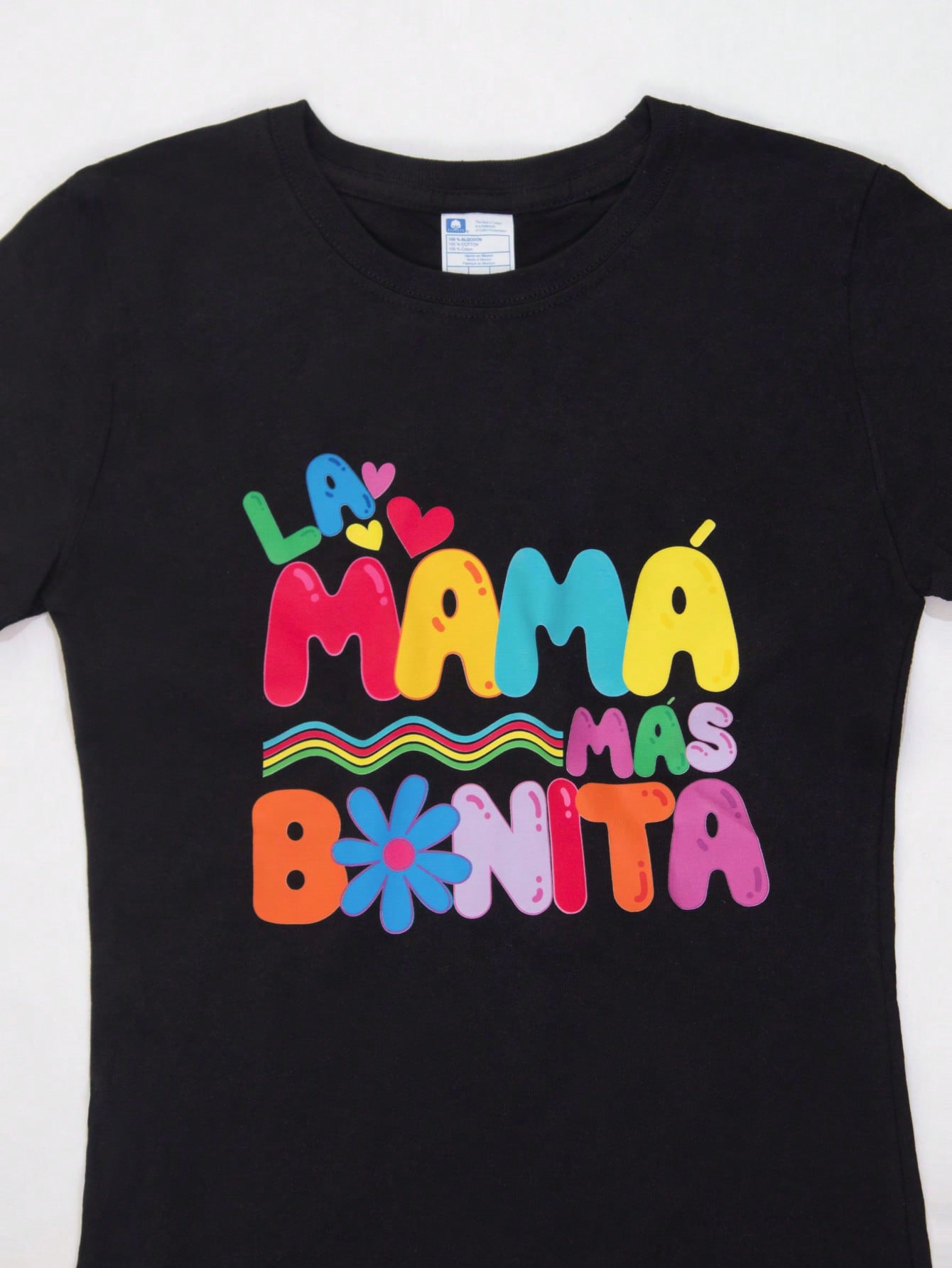 Playera La Mama mas Bonita Dia de Las Madres 10 de Mayo