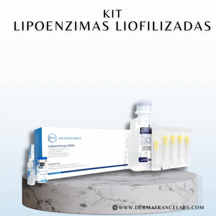 Lipoenzimas 5500 Mesofrance 7 Viales Reduce y Reafirma**