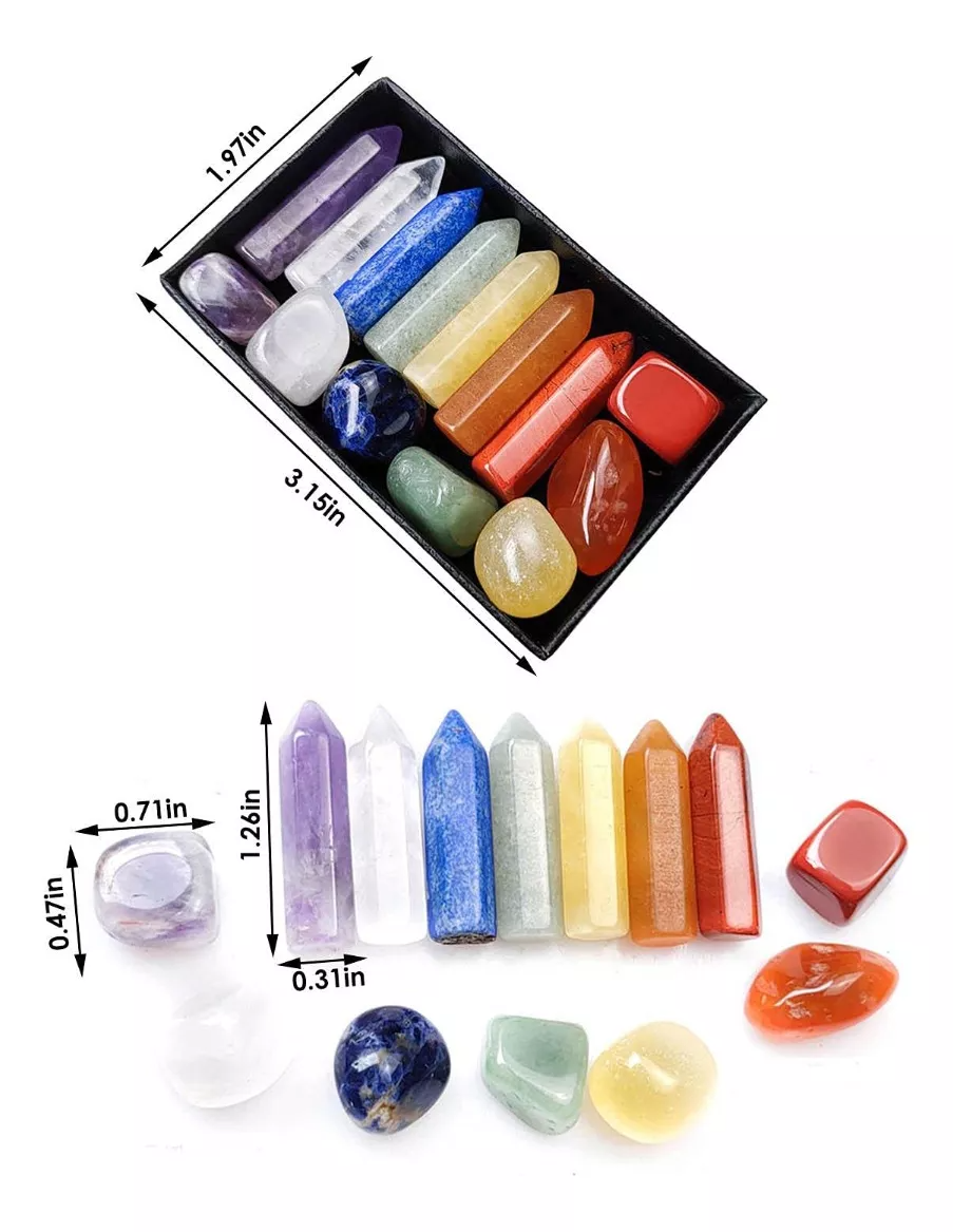 7 chakras cuarzos naturales reiki energía de cuarzo natural