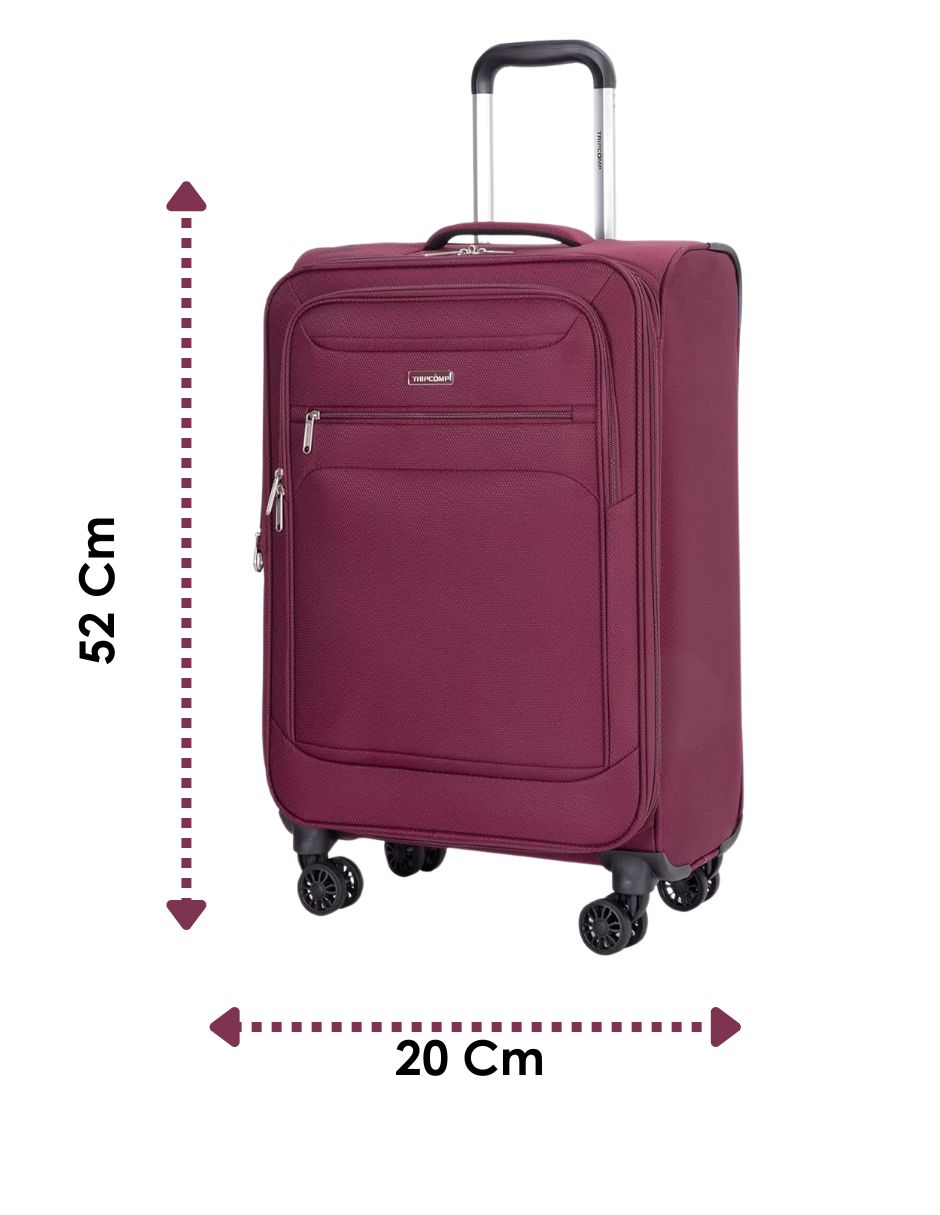  Juego De Equipaje De Viaje 3 Piezas Maleta 18" , Bolso Y Neceser 