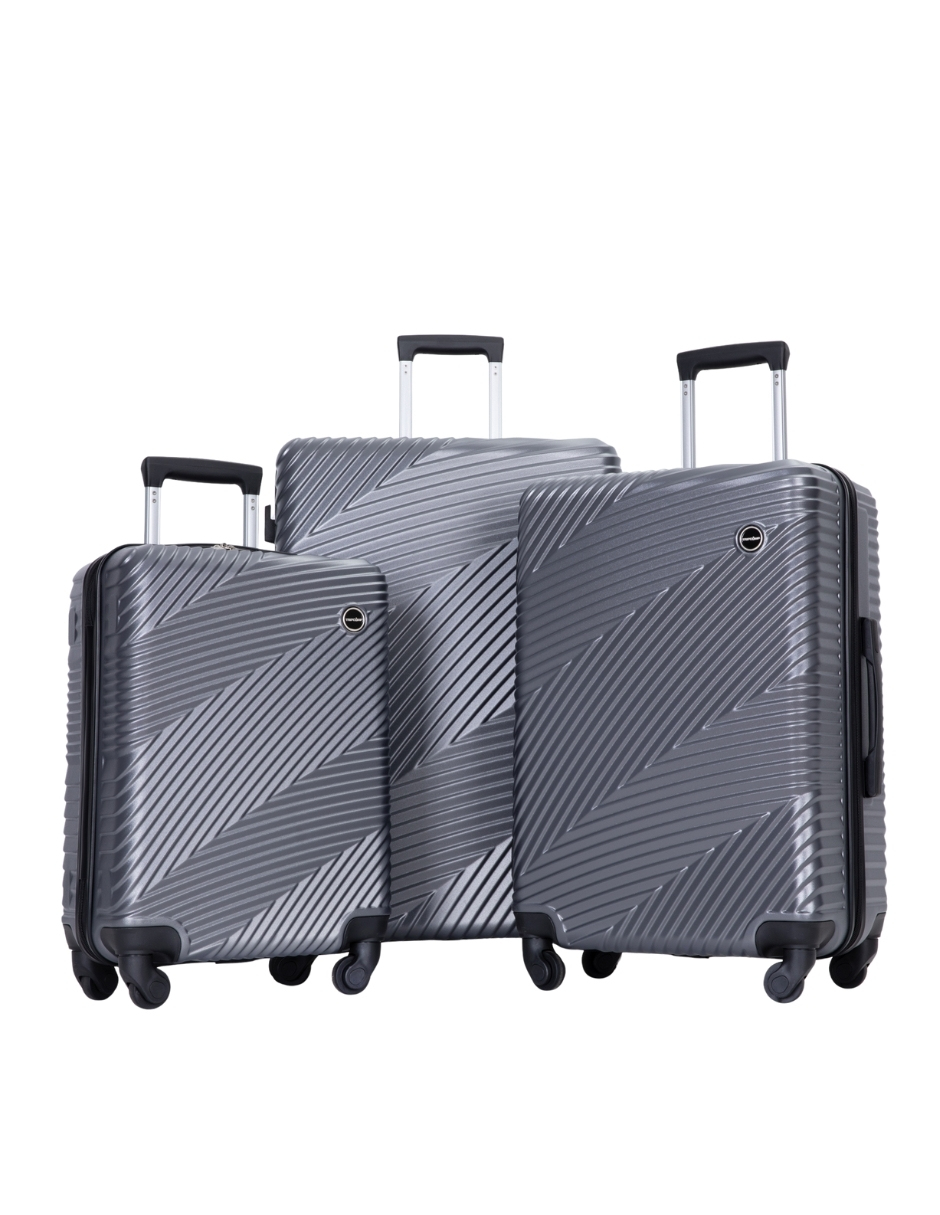 Juego De Maletas De Viaje 3 Piezas Tamaños 20", 24", 28"