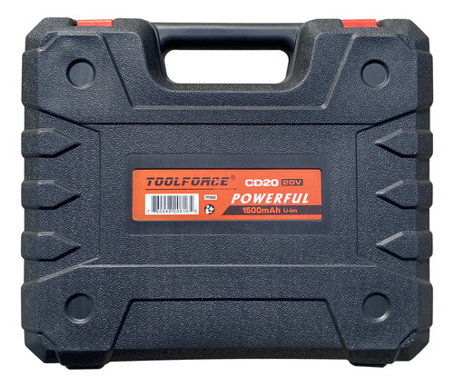 Taladro Atornillador Inalambrico 20v 1 Batería-toolforce Color Naranja Frecuencia 25 Drill Bits CD20