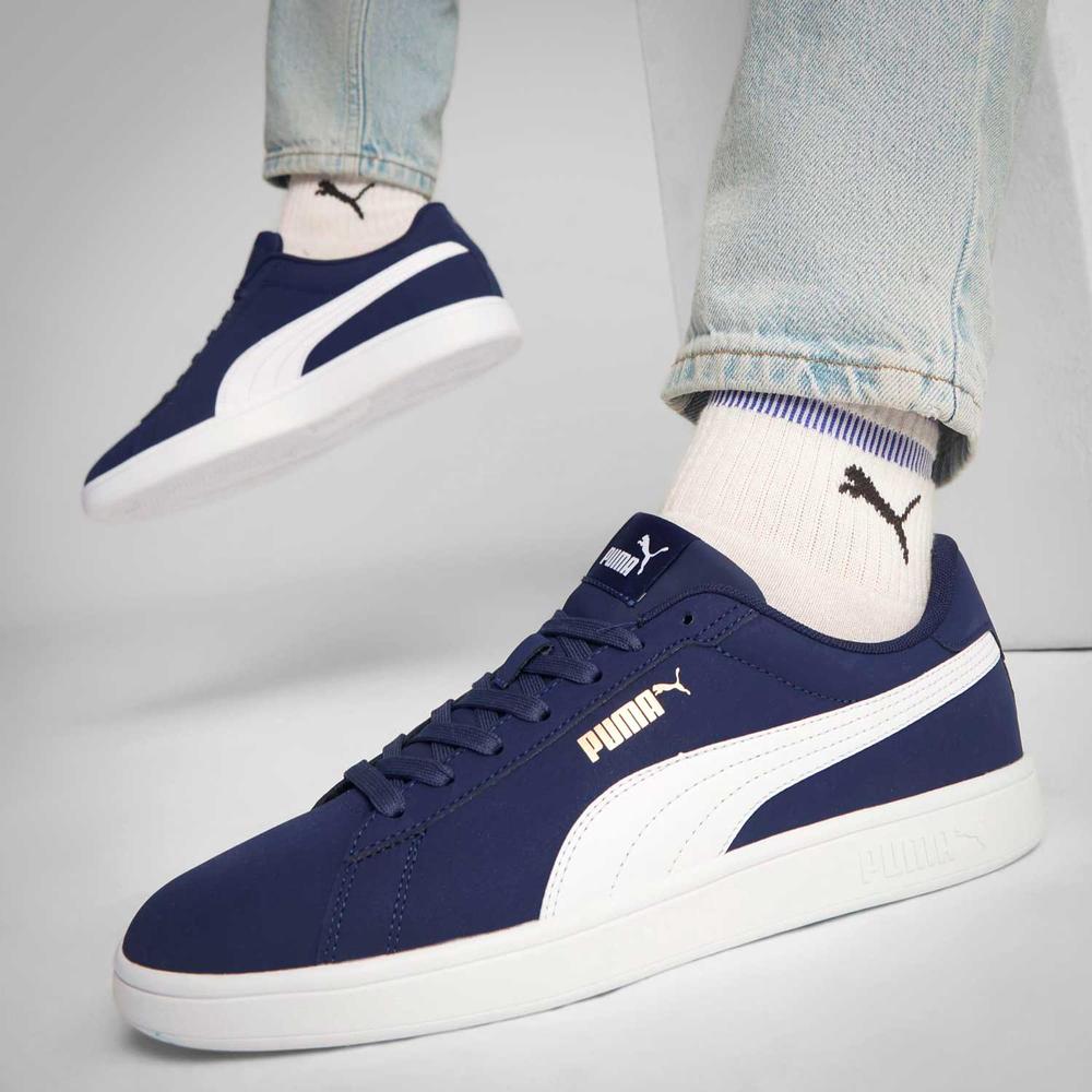 Tenis Puma Smash Buck 39233603 Azul Marino Hombre