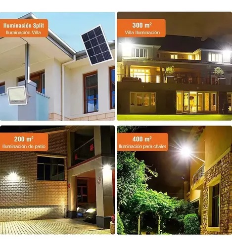 Lámpara Led Solar Luminaria Suburbana Alumbrado Publico 600w