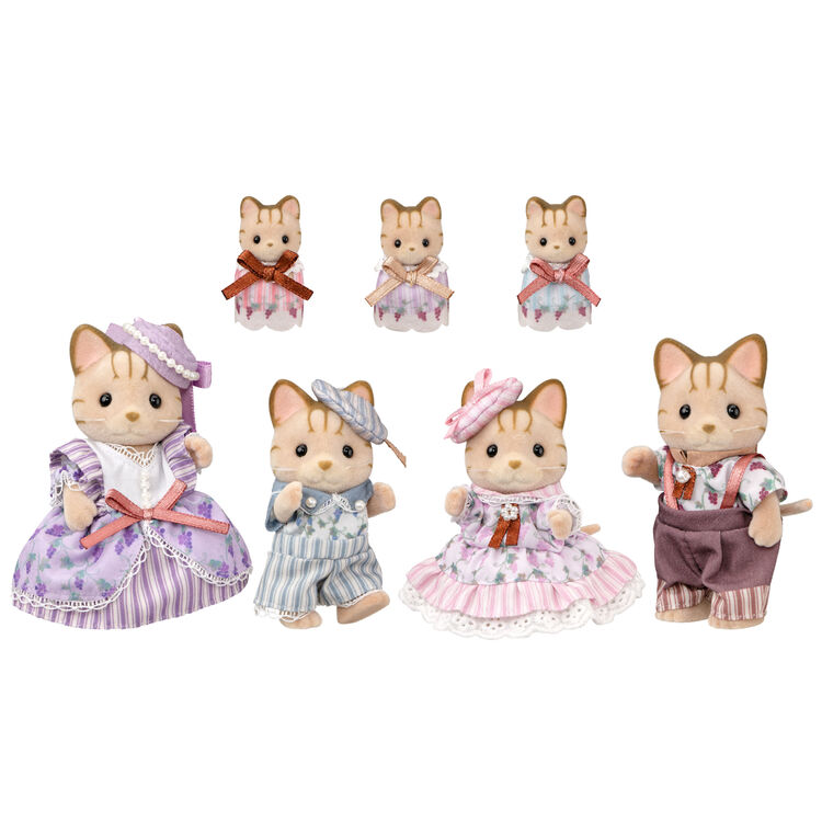 Familia Gatos Rayados - Sylvanian Families Calico Critters Ternurines