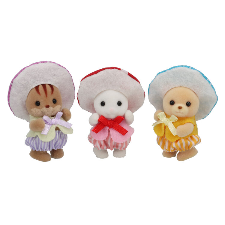 Set Trio Hongos - Sylvanian Families Calico Critters Ternurines