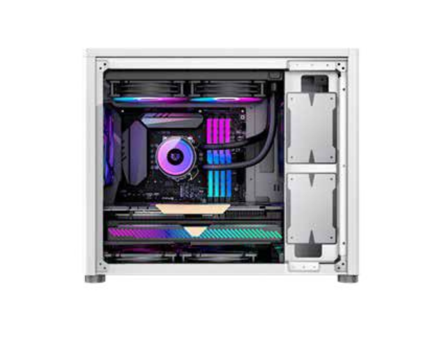 Gabinete Balam Rush Eris Frost GI985 con Ventana, Micro-Tower, Micro-ATX/Mini-ITX, USB 3.0, sin Fuente, sin Ventiladores Instalados, Blanco