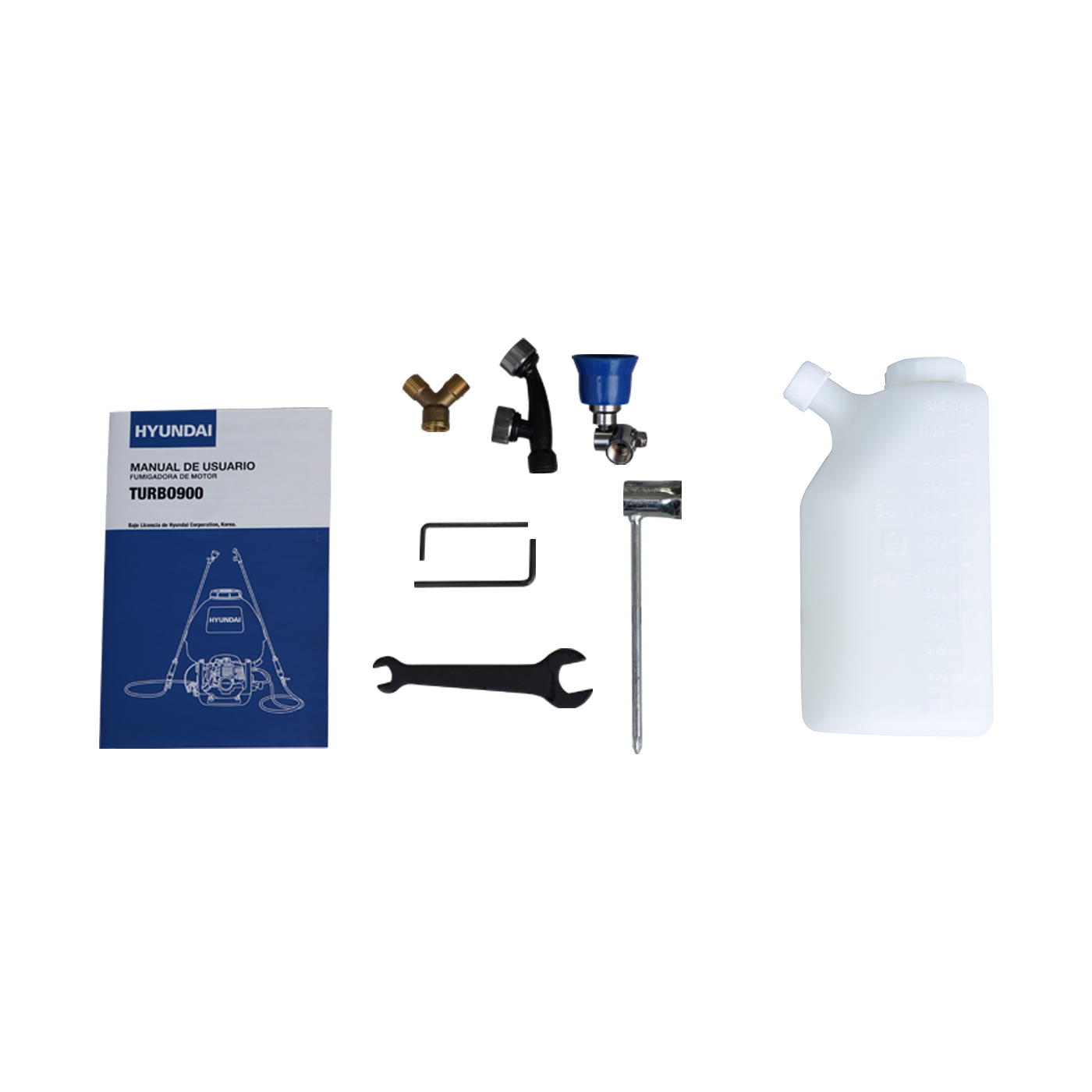 FUMIGADORA PROFESIONAL HYUNDAI C/DOBLE LANZA 25 LITROS C/TANQUE ROMPE OLAS - TURBO900