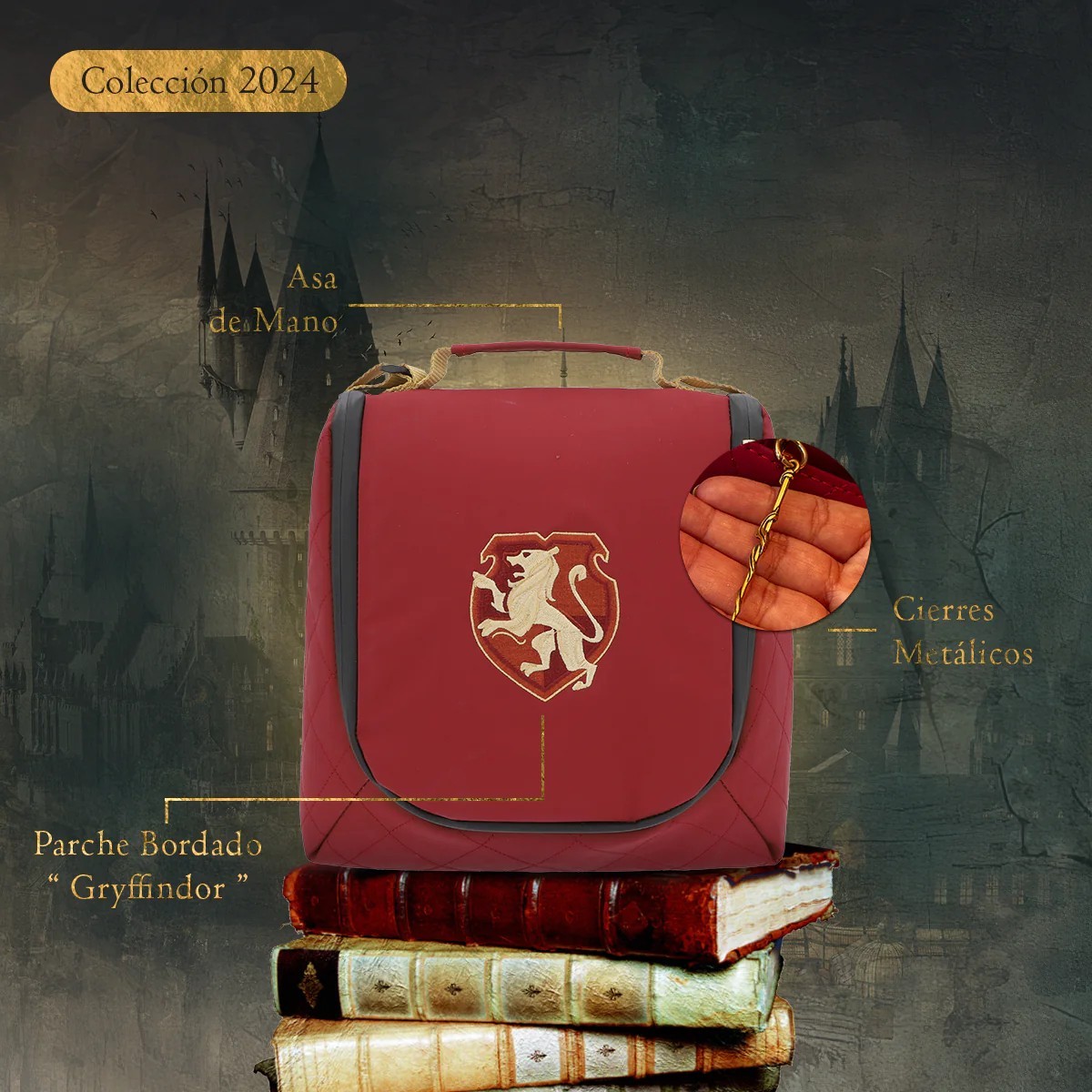 Lonchera Escolar Gryffindor Hogwarts Legacy HLG003-LB077A