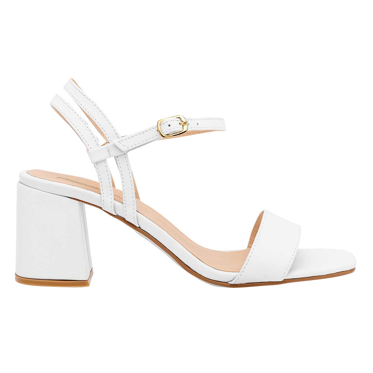 ZAPATILLA TACON 7 CM MUJER MORAMORA  EUNICE BLANCO 