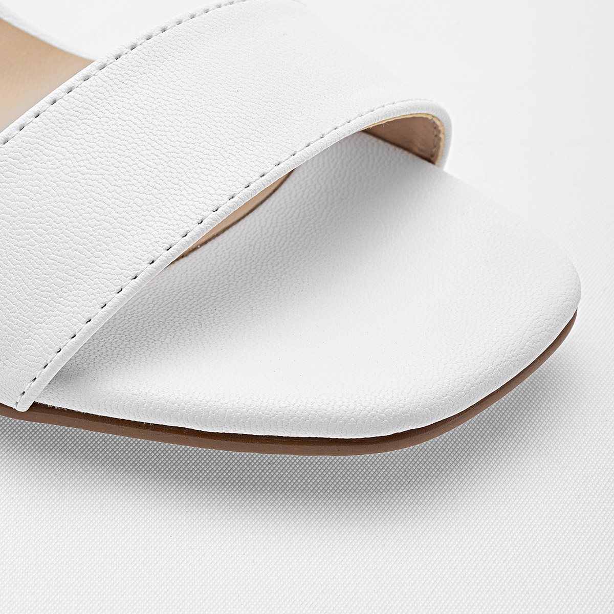 ZAPATILLA TACON 7 CM MUJER MORAMORA  EUNICE BLANCO 