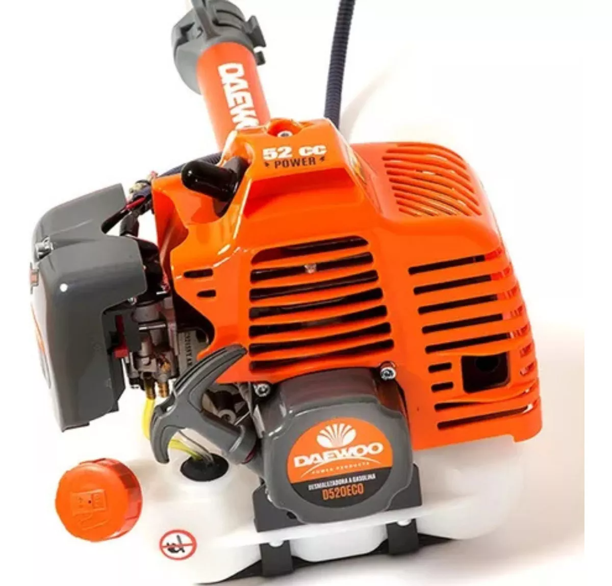 Desbrozadora De Césped Motor A Gasolina 52 Cc De Dos Tiempos