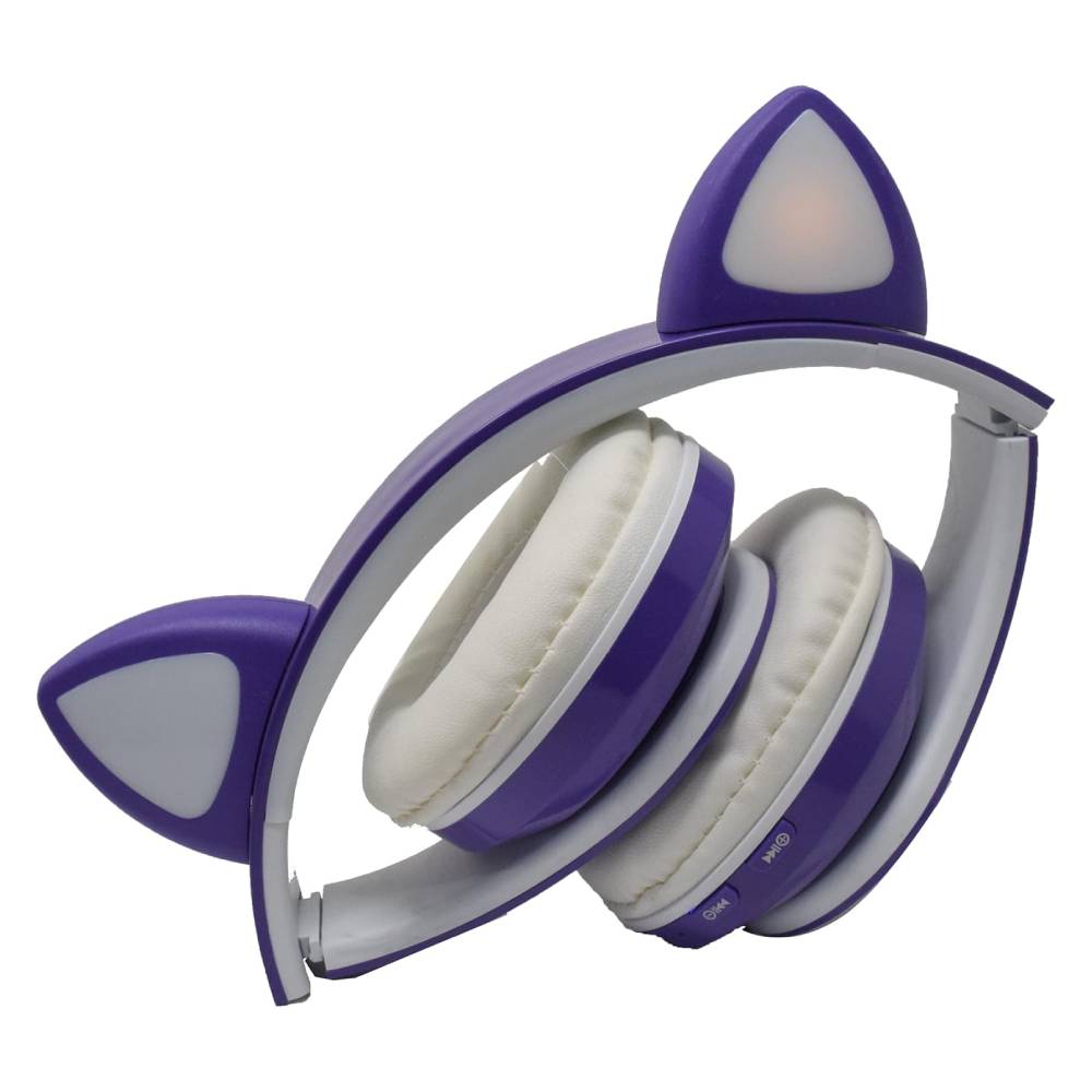 Audífonos Inalámbricos Gamer Necnon NBH-07 Alcan 10m Morado