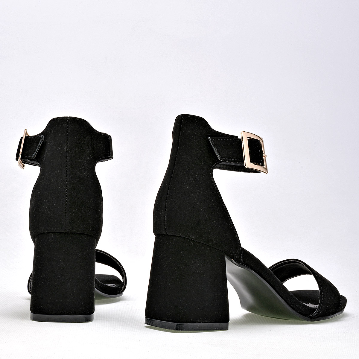 ZAPATILLA TACON 7 CM MUJER CLASBEN CHAPARRIT NEGRO 