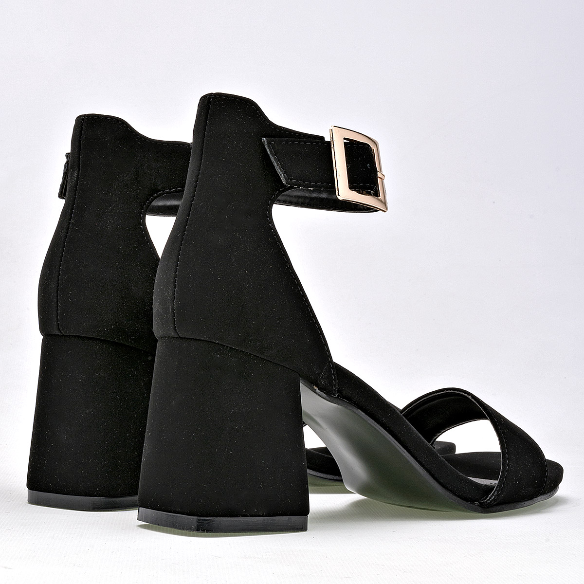 ZAPATILLA TACON 7 CM MUJER CLASBEN CHAPARRIT NEGRO 