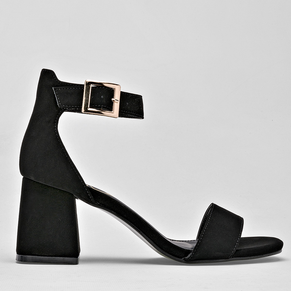 ZAPATILLA TACON 7 CM MUJER CLASBEN CHAPARRIT NEGRO 