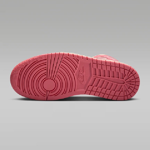 Tenis Air Jordan 1 Mid Beige/rosa Mujer Tallas #22 al #27.5