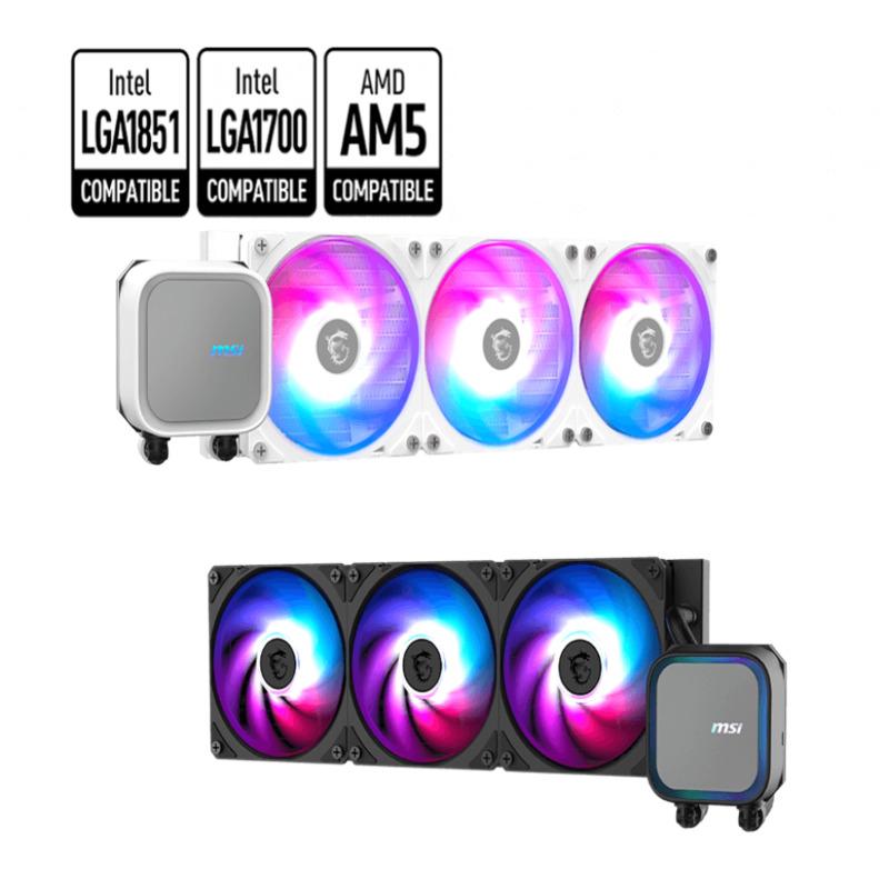 Enfriamiento  Liquido  MSI MAG Coreliquid A13 360 White 360MM LGA 1851/1
