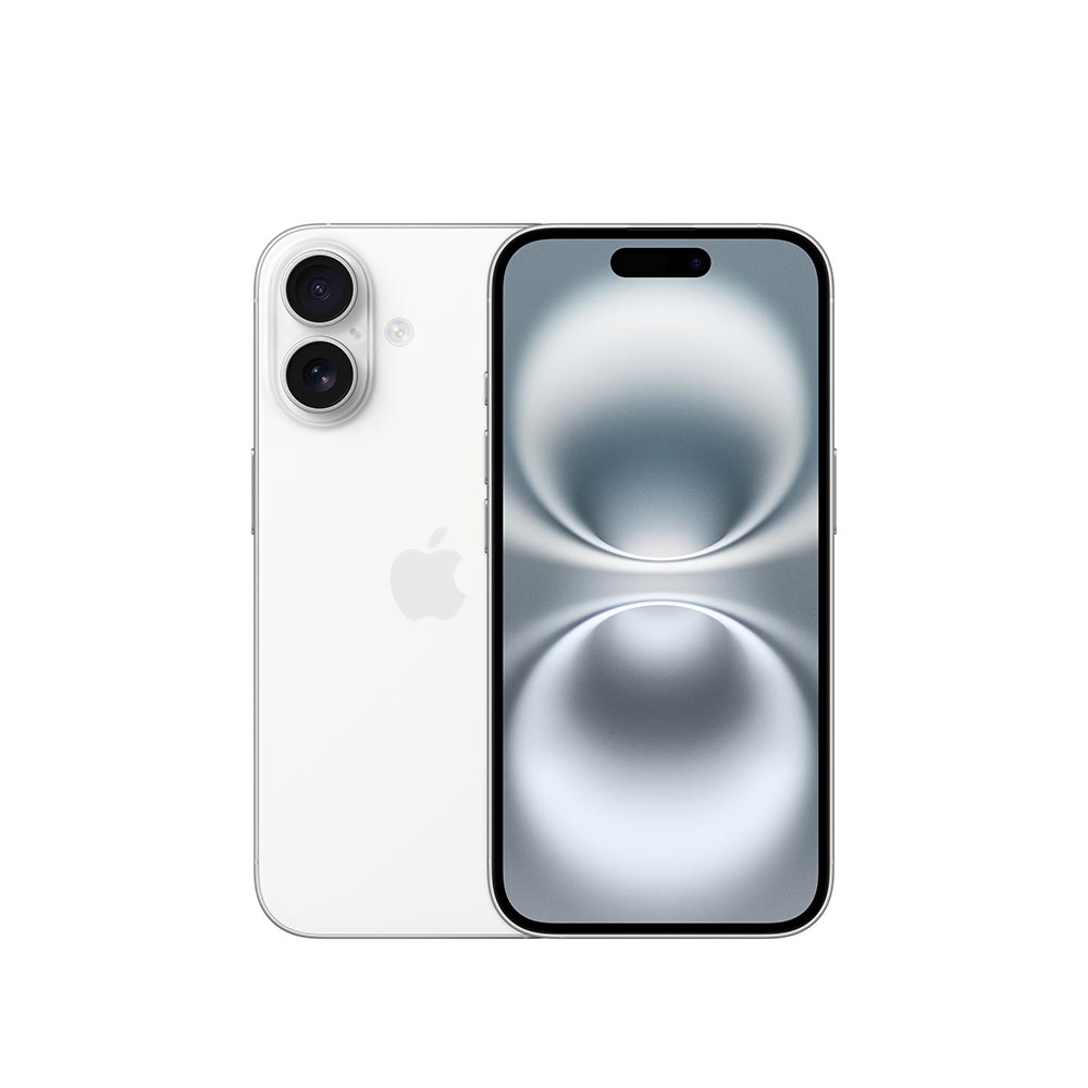 Apple iPhone 16 Plus color Blanco 128GB Reacondicionado más Batería Hora 20,000mAh