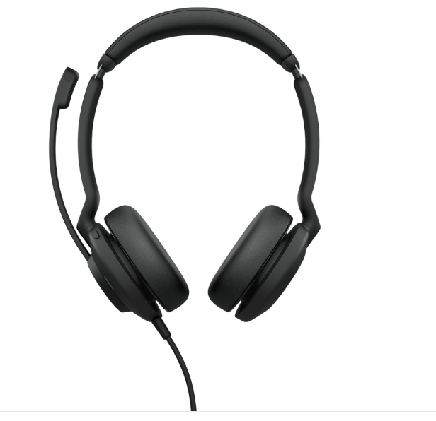 Jabra Auriculares Evolve 20 MS Stereo, Alámbrico, Bluetooth, USB-C, Negro